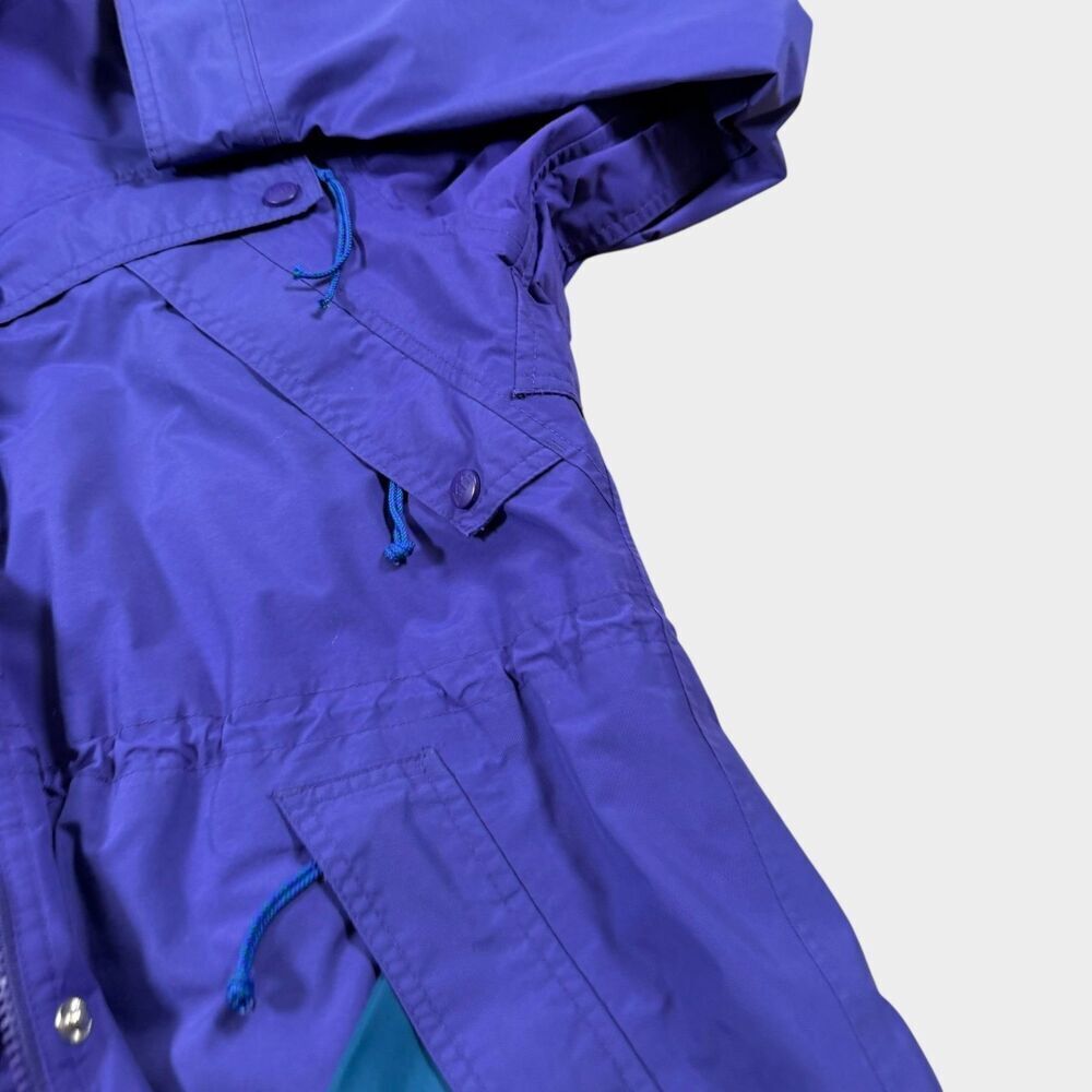 Vintage REI Gore-Tex Mountain Parka Jacket Women’s 12 Purple Teal 90s Gorpcore - Picture 15 of 16
